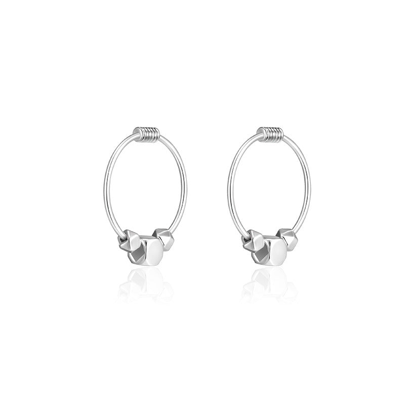 Two Pieces Of Broken Sier Female Earrings