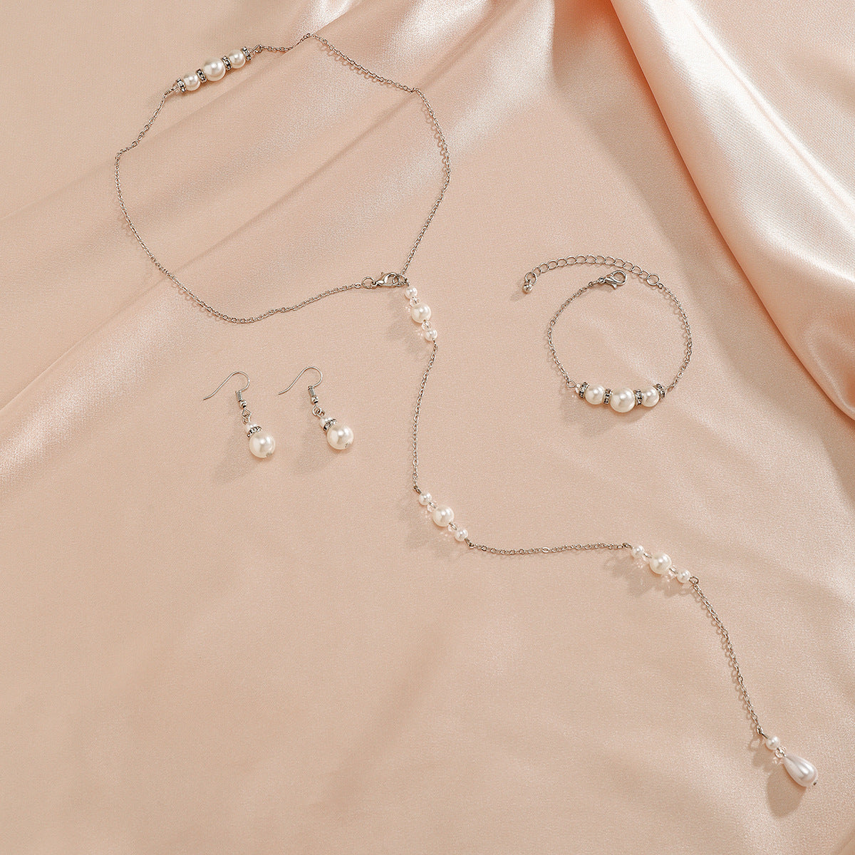 Ornament Imitation Pearl French Simplicity Suit Necklaces