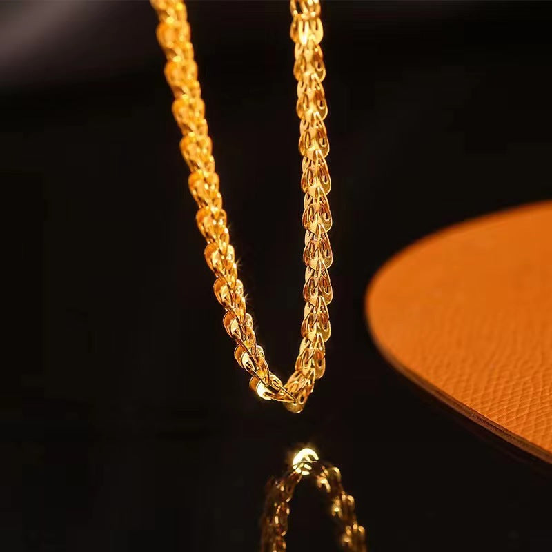 Tail Female Clavicle Chain Niche Design Gold Necklaces