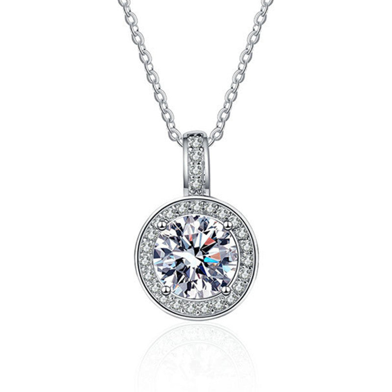 2 Karat Imitation Diamond Female Eight Hearts And Necklaces