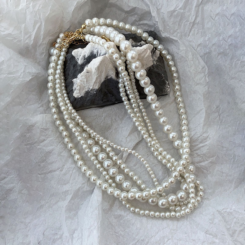 Twin Artifact Pearl Light Luxury Minority Necklaces