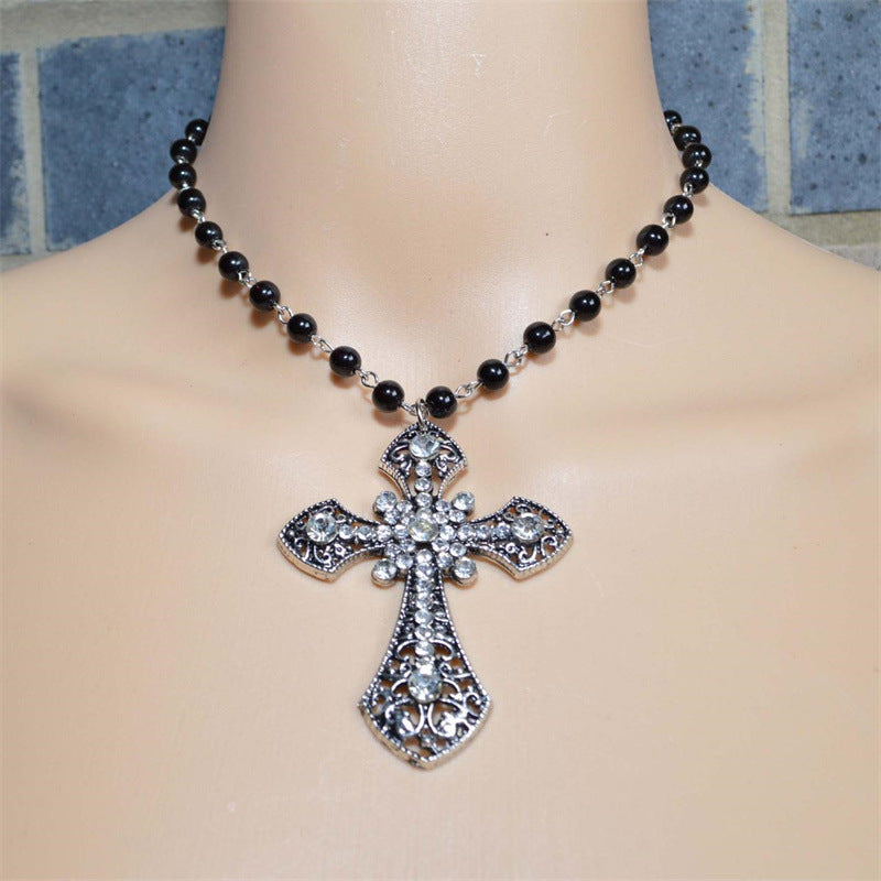 Comfortable Elegant Casual Cross Gothic Jewelry Necklaces