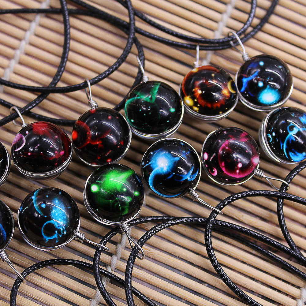 Luminous Constellation Time Stone Pendant Gift Crystal Necklaces