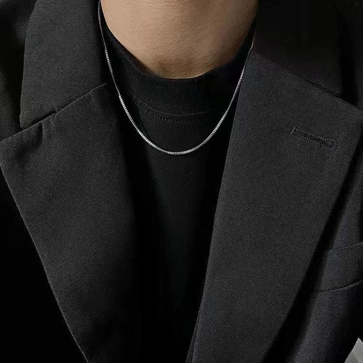 Women's & Men's Basic Style And Design Simple Clavicle Necklaces