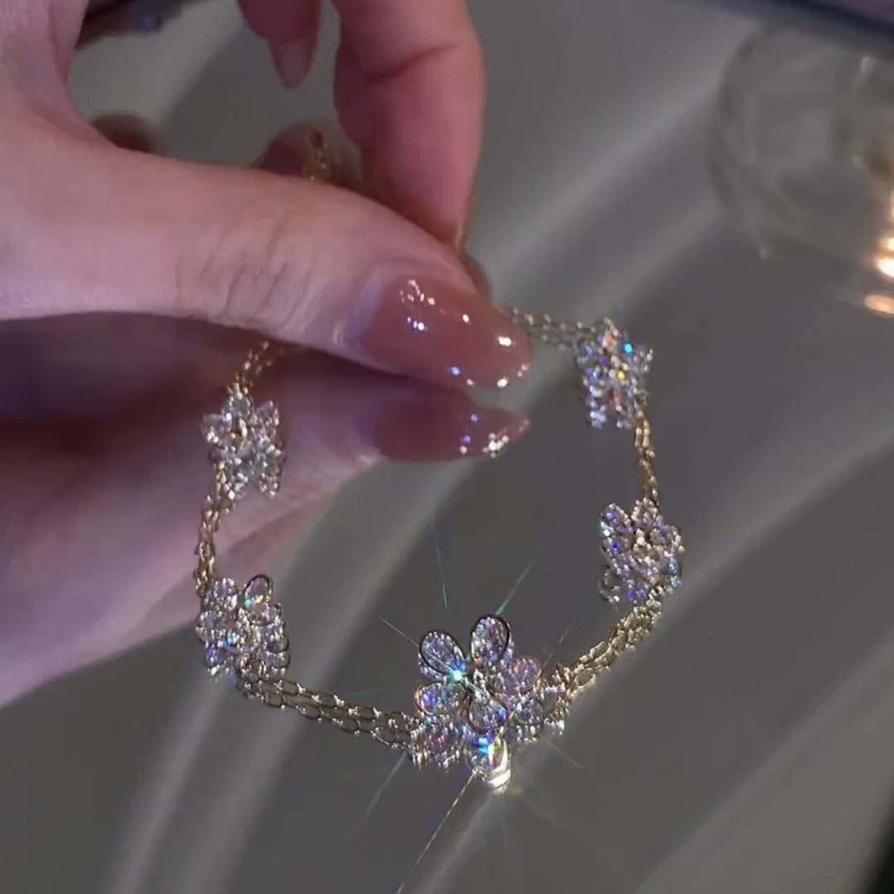 Women's Zircon Affordable Luxury Fashion Style Crystal Bracelets