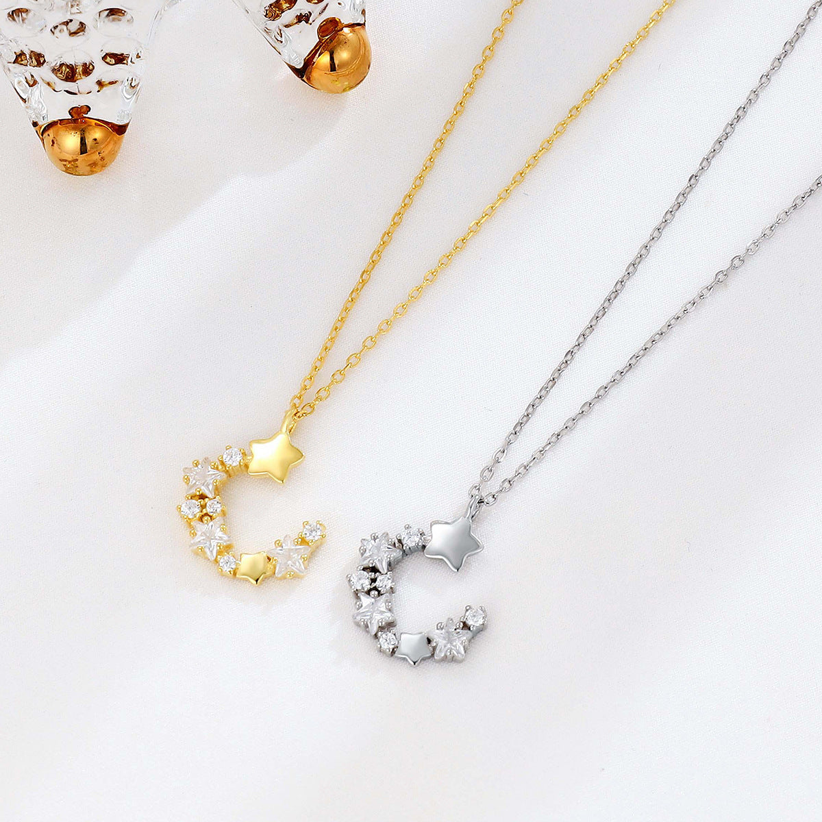 Star Diamond Moon Temperamental Minority High-grade Ornament Light Luxury Necklaces