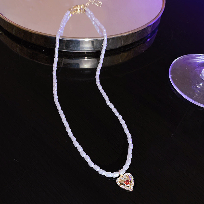 Pearl Spicy Style Long Sweater Chain Necklaces