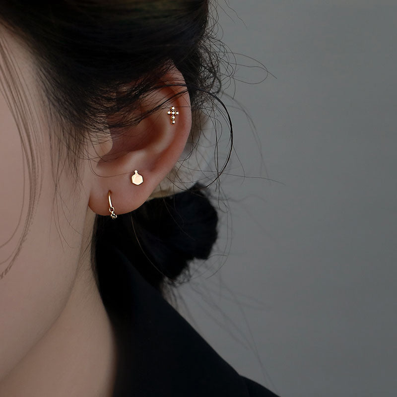 Cross Female Trendy Eardrop Ear Bone Earrings