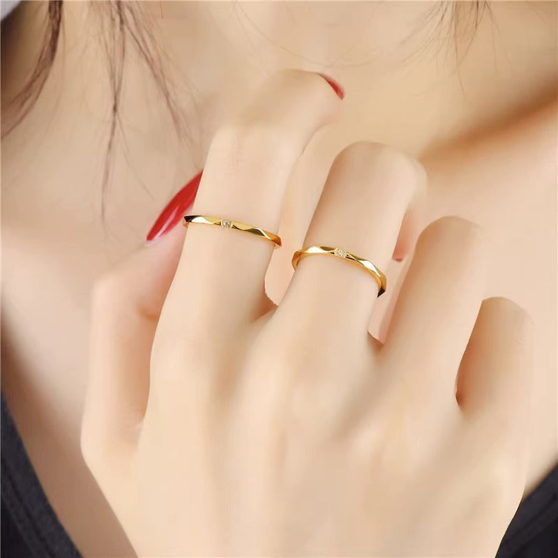 Female Design Titanium Steel Little Finger Bracelets