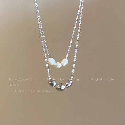 Women's Pearl Light Luxury High-grade Simple Graceful Necklaces