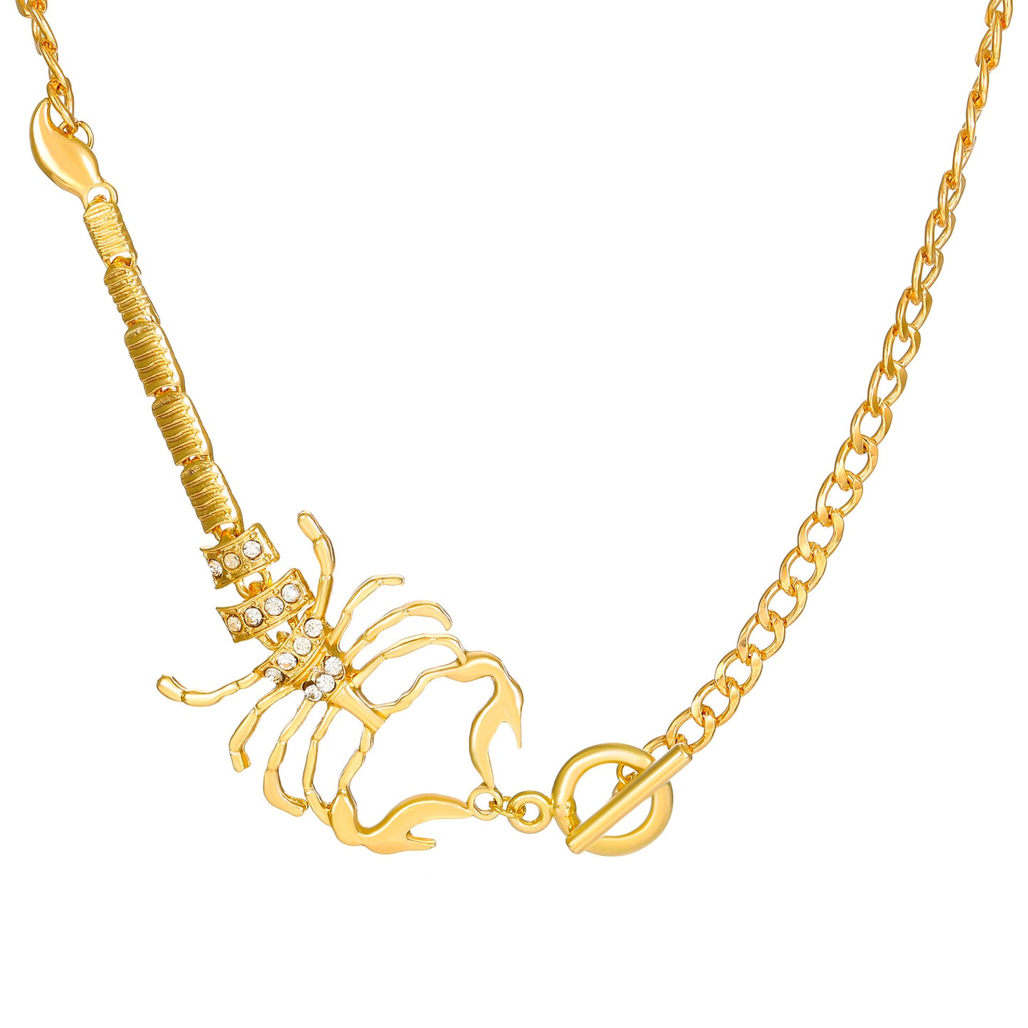 Scorpion Exaggerated Centipede Ornament Retro Personality Necklaces