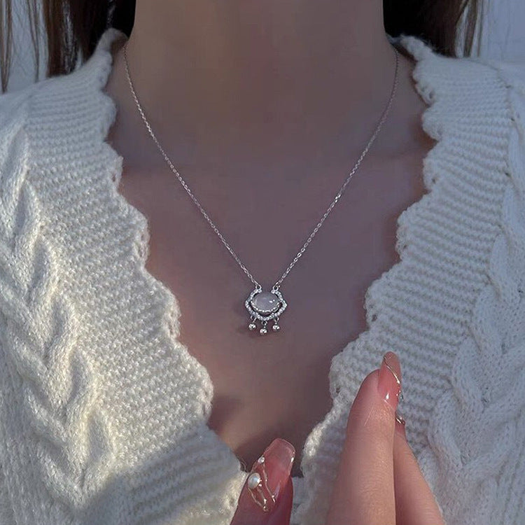 Pendentif en métal Han Gu pour femmes, colliers personnalisés simples