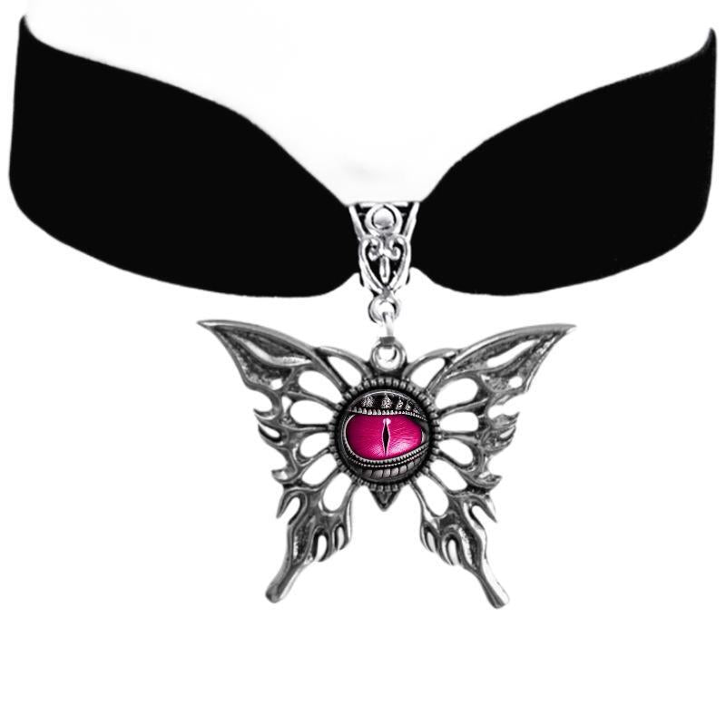 Women's Butterfly Veet Choke Fashion Jewelry For Necklaces