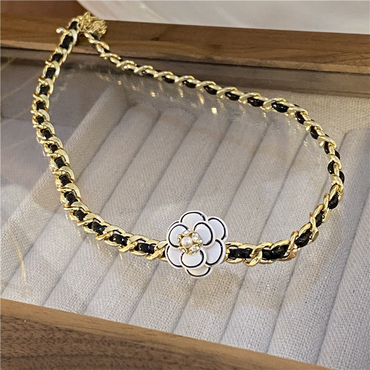 Pearl Flower Light Luxury High Sense Temperament Clavicle Necklaces