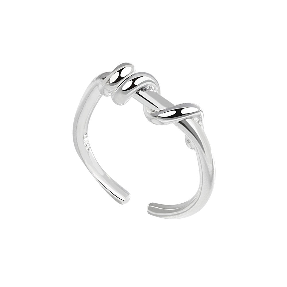 Design Knotted Winding Open Twist Simple Rings