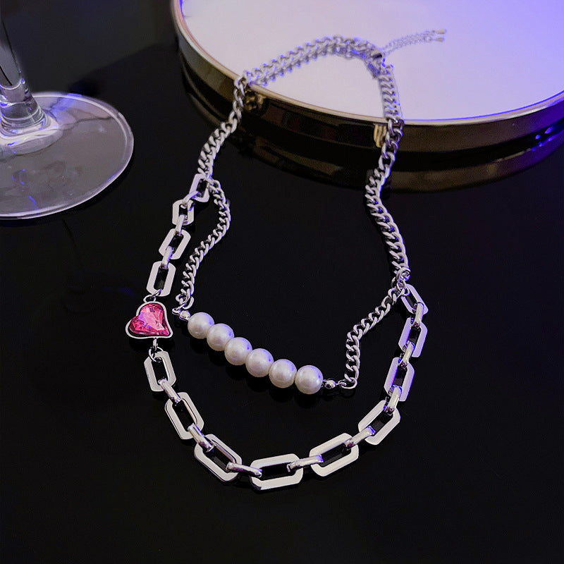 Pearl Spicy Style Long Sweater Chain Necklaces