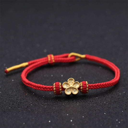 Strap Thin Wearable Pendant Hard Pure Gold Matching Bracelets