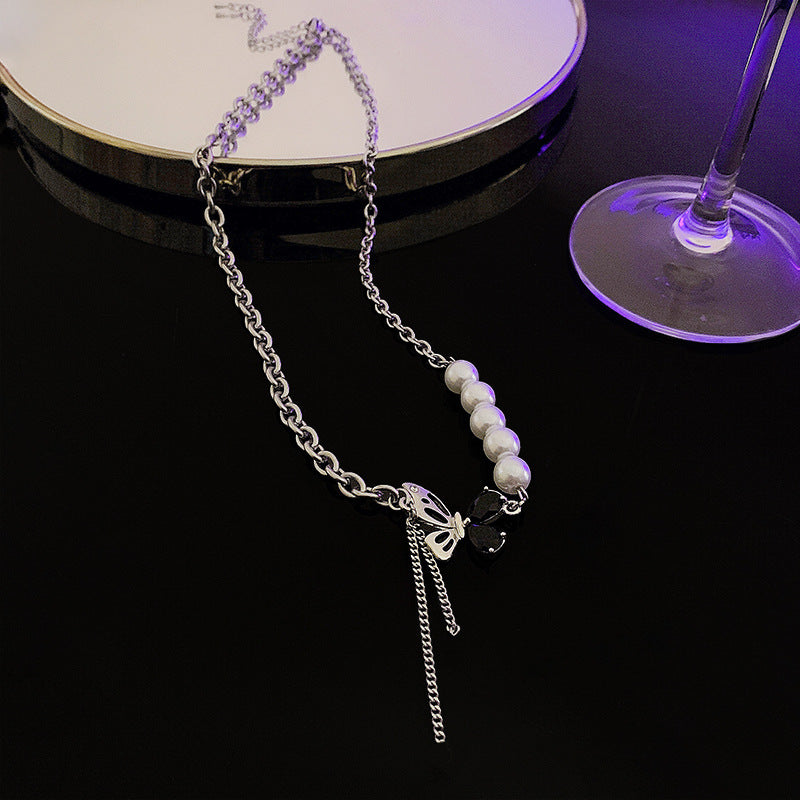 Pearl Spicy Style Long Sweater Chain Necklaces