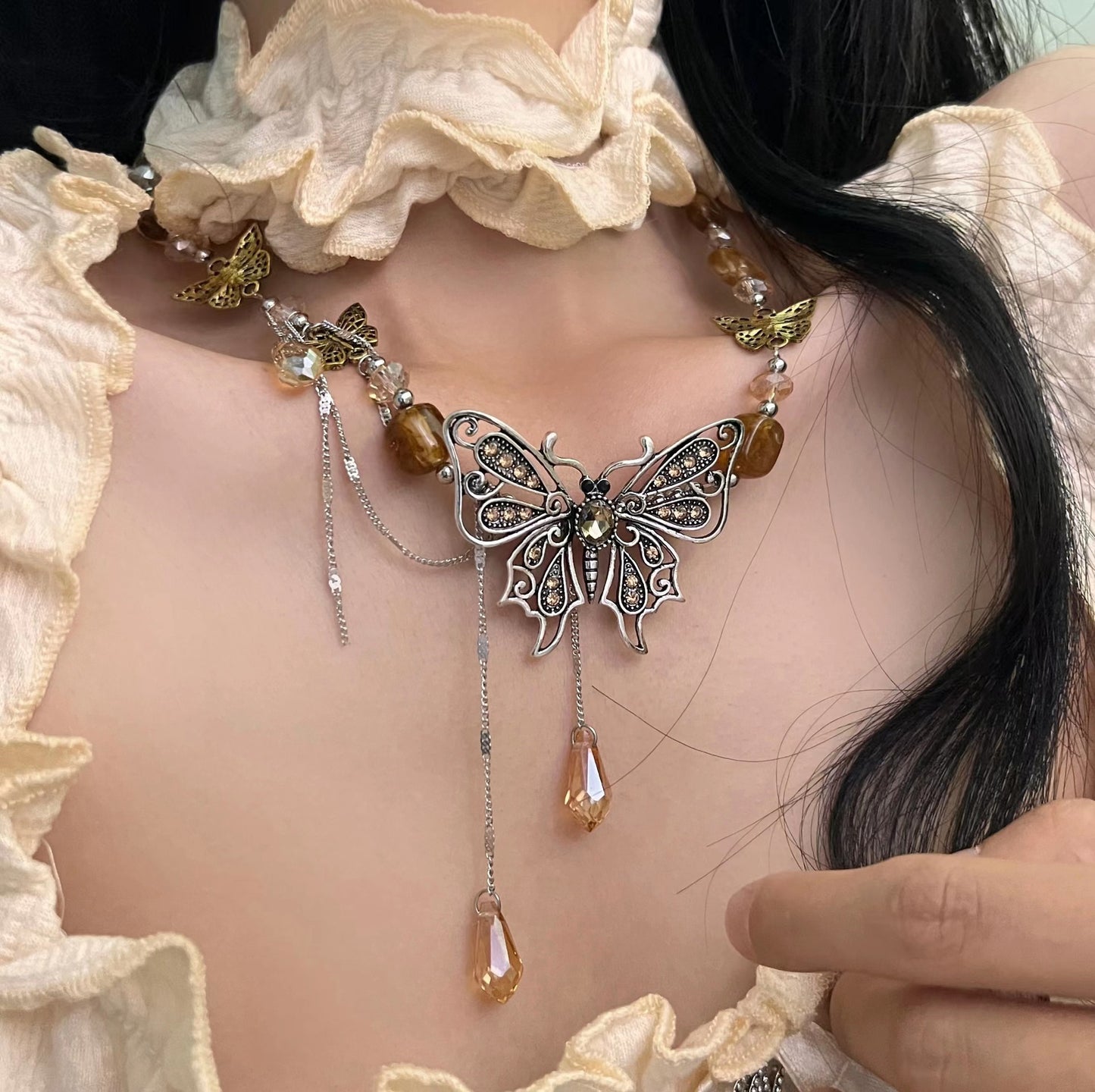 Women's Chinese Style Ethnic Light Luxury Minority Necklaces