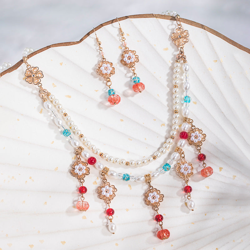 Of Precious Stones Ancient Style Pearl Necklaces