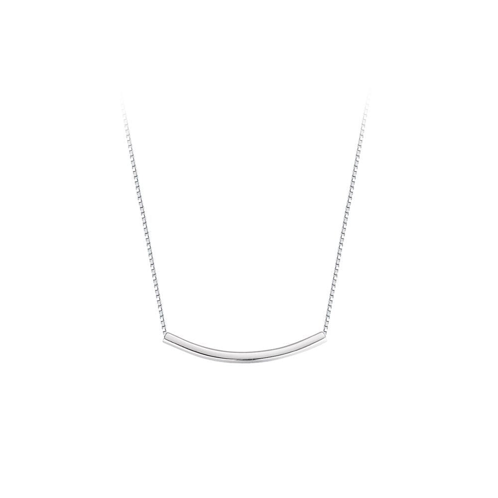 Women's Simple Fashion Square Tube Chain Cold Necklaces