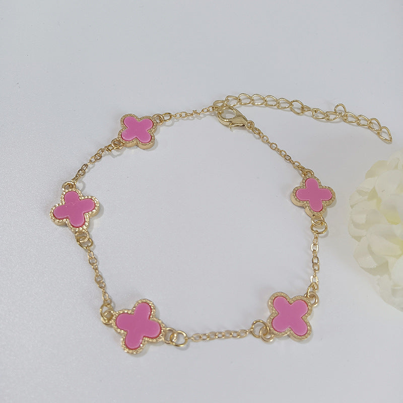 Lucky Four-leaf Clover Personality Affordable Luxury Bracelets