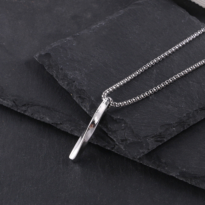 Men's Spiral Trendy Simple Personality Hip Hop Necklaces