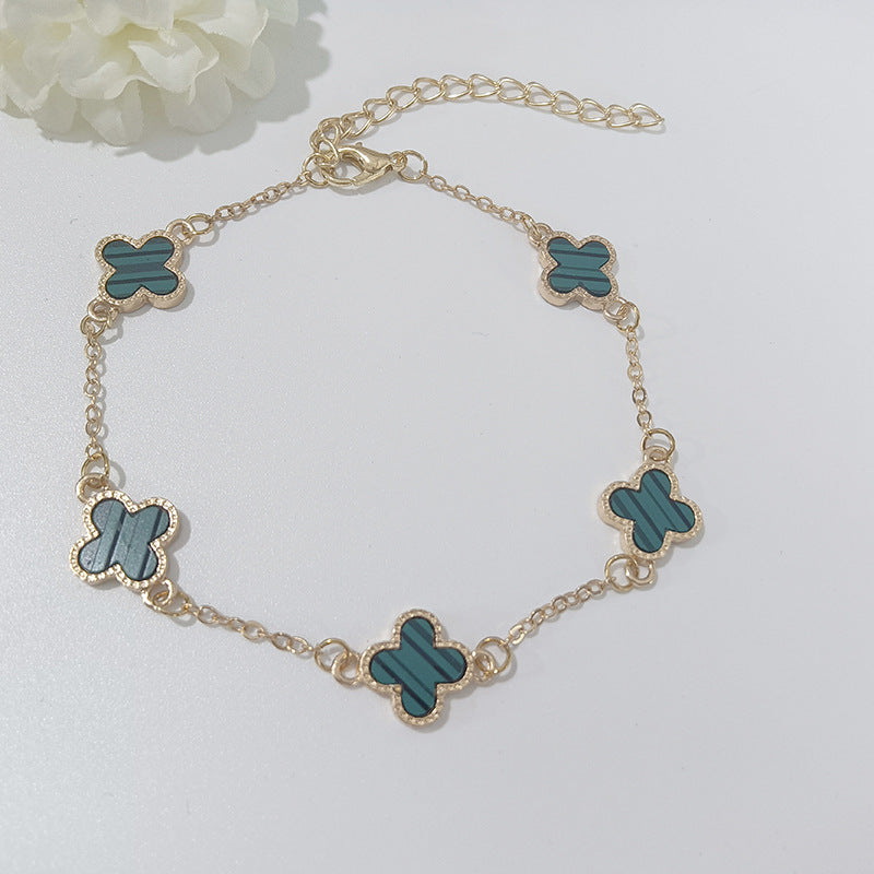 Lucky Four-leaf Clover Personality Affordable Luxury Bracelets