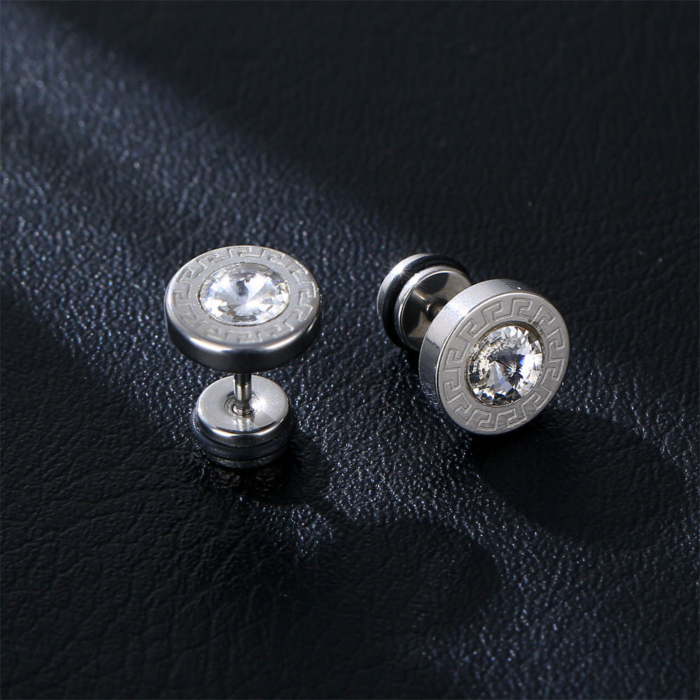 Women's & Men's & Geometric Ear Stainless Steel Satellite Stone Rings