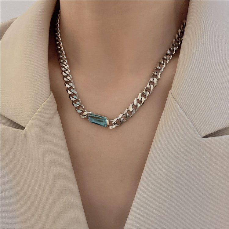 Women's Titanium Steel Light Luxury Unique No Color Fading Necklaces