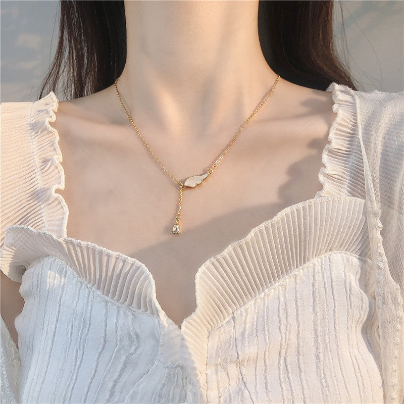 Fritillary Pendant Design Simple Mori Temperament Necklaces