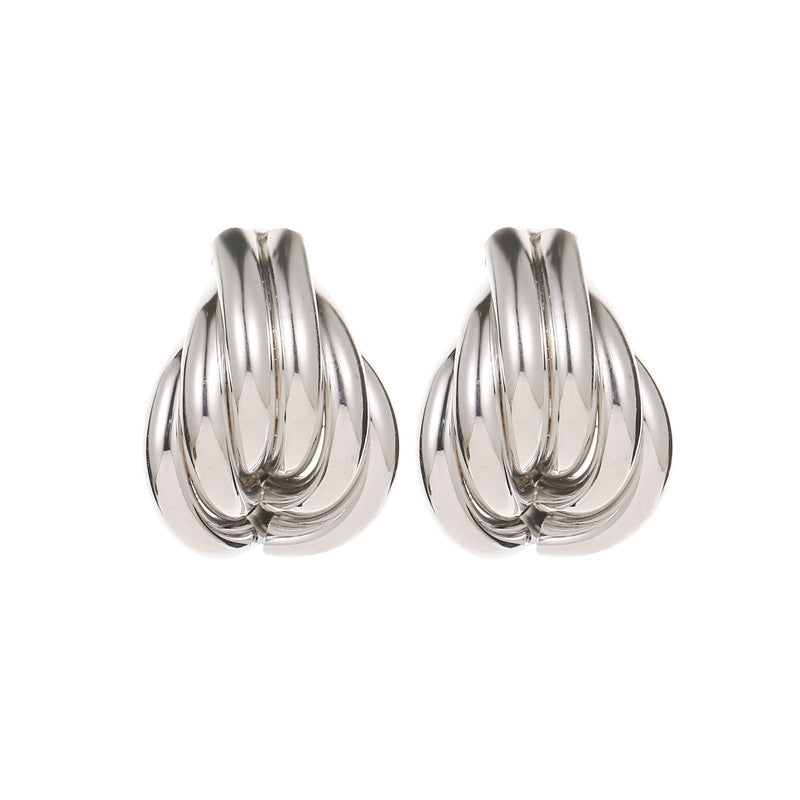 Women's Retro Elegant Alloy Water Drop Ear Earrings