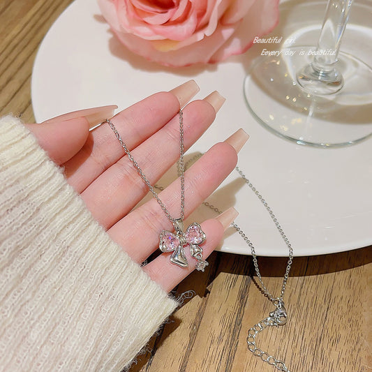 Accessories Bow Does Not Fade Light Luxury Necklaces
