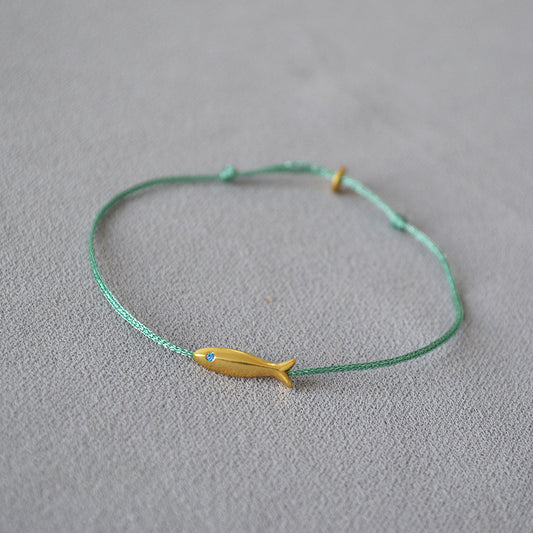 Gold Koi Small Fish Simple Extremely Fine Bracelets