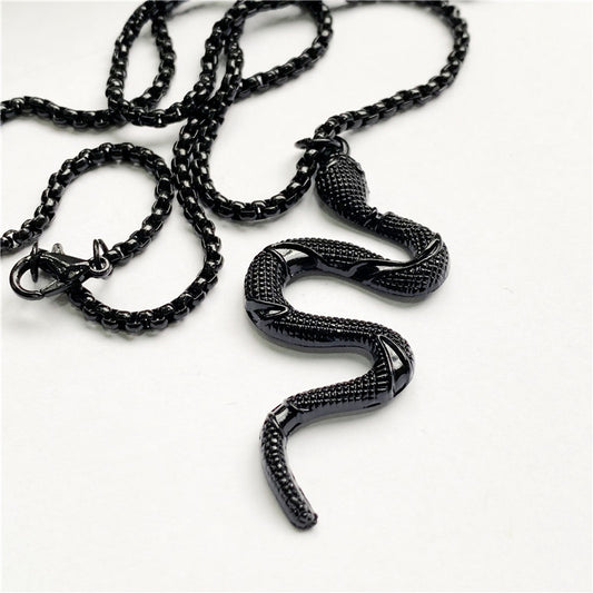 Snake-shaped Thick Chain Element Vintage Snake Necklaces