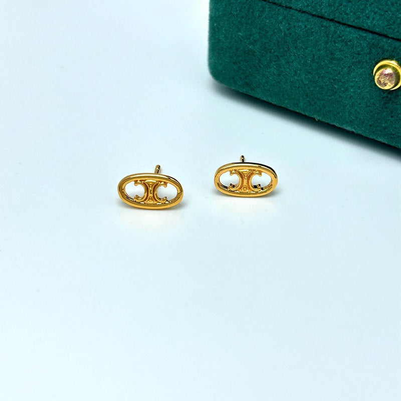 Women's Simple Fashion Arc For Retro Personality Earrings