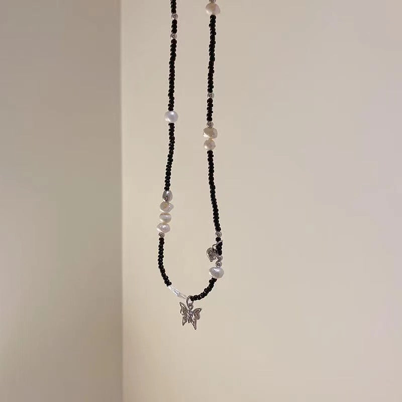 Women's Lace Short Pearl Niche Sexy Simple Necklaces