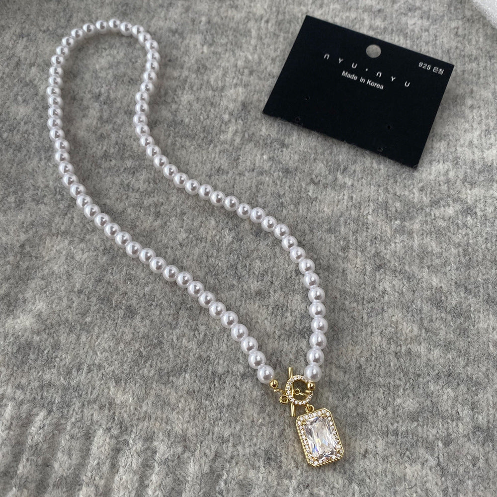 Colliers de clavicule de luxe légers et exquis avec boucle pour femmes