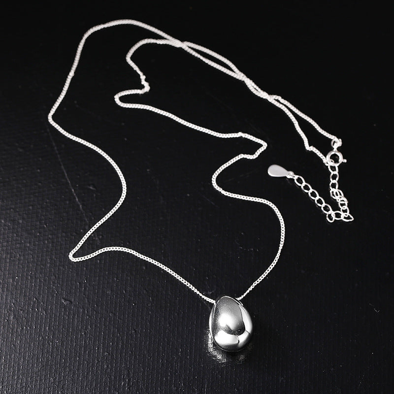 Sier Water Drop Sweater Chain Long Necklaces