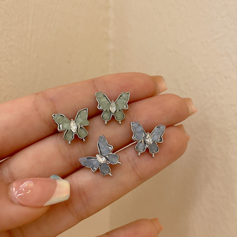 Women's Butterfly Summer Niche Design Light Luxury Earrings