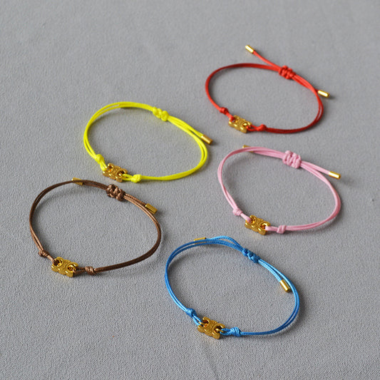 French Fashion Minority Simple Personality Brass Bracelets