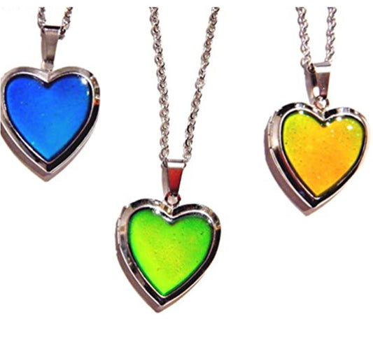 Versatile Butterfly Heart Shaped Love Box Necklaces