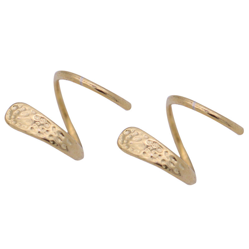 Women's For Simple Temperament Wild Particle Texture Earrings