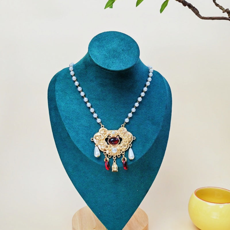 Skirt Ancient Long Ming Cheongsam Accessories Necklaces