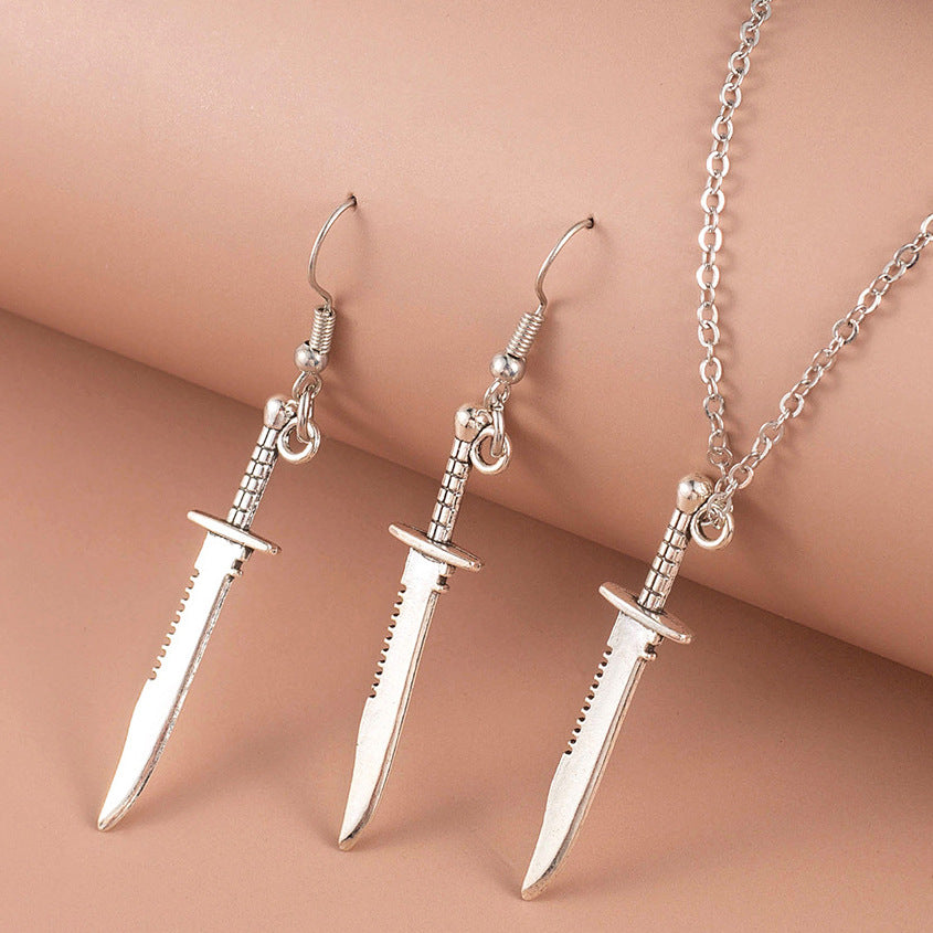 Decorative Sword Male And Female Personality Necklaces