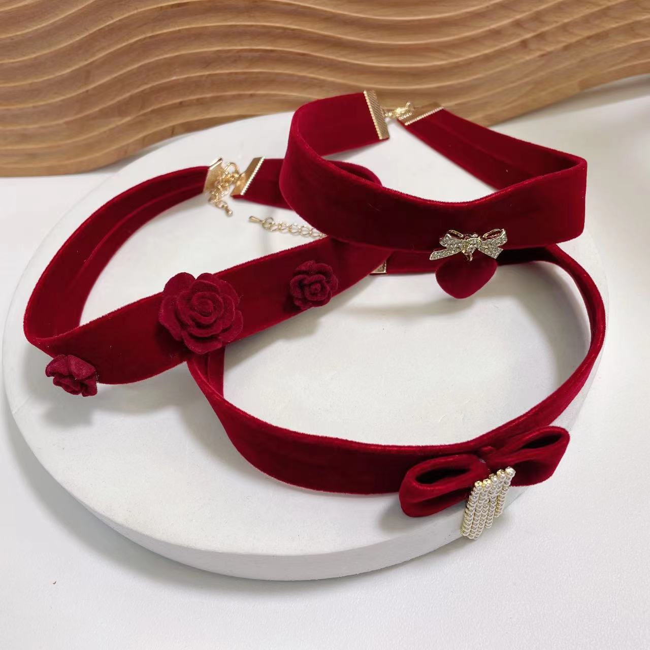 Red Veet Fairy Temperamental Fashion Boutique Necklaces