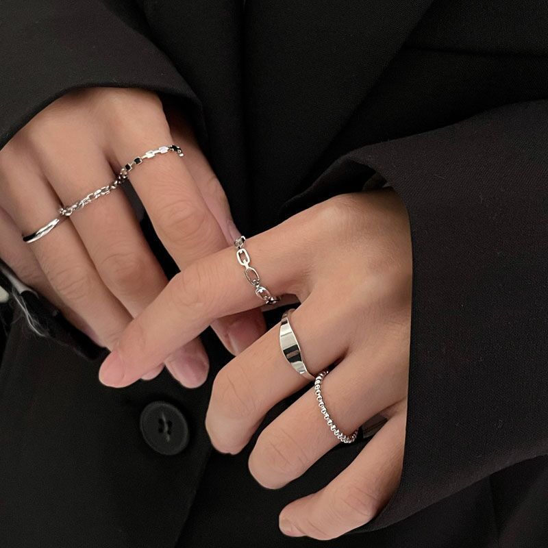 Women's Set Fashion Personalized Cold Style Little Rings