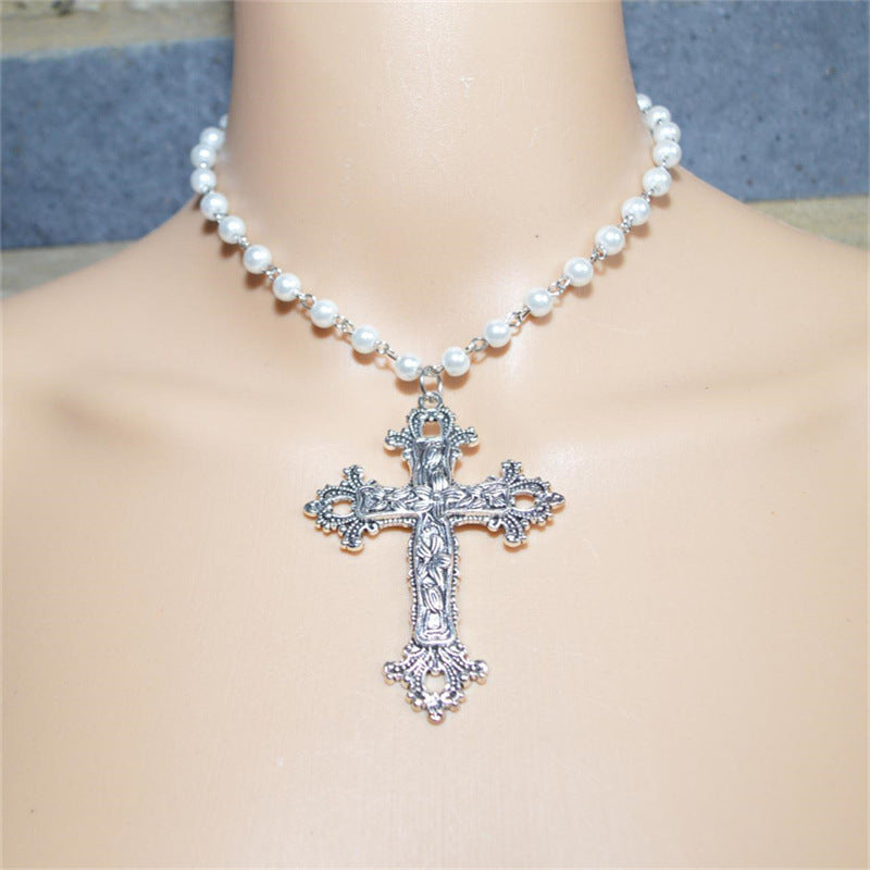 Comfortable Elegant Casual Cross Gothic Jewelry Necklaces