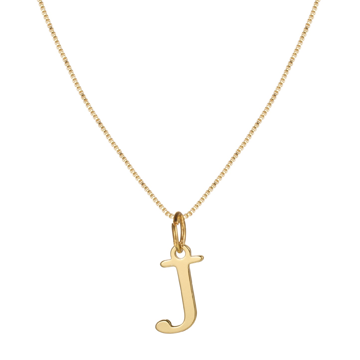 English Letter Creative Simple Box Chain Necklaces