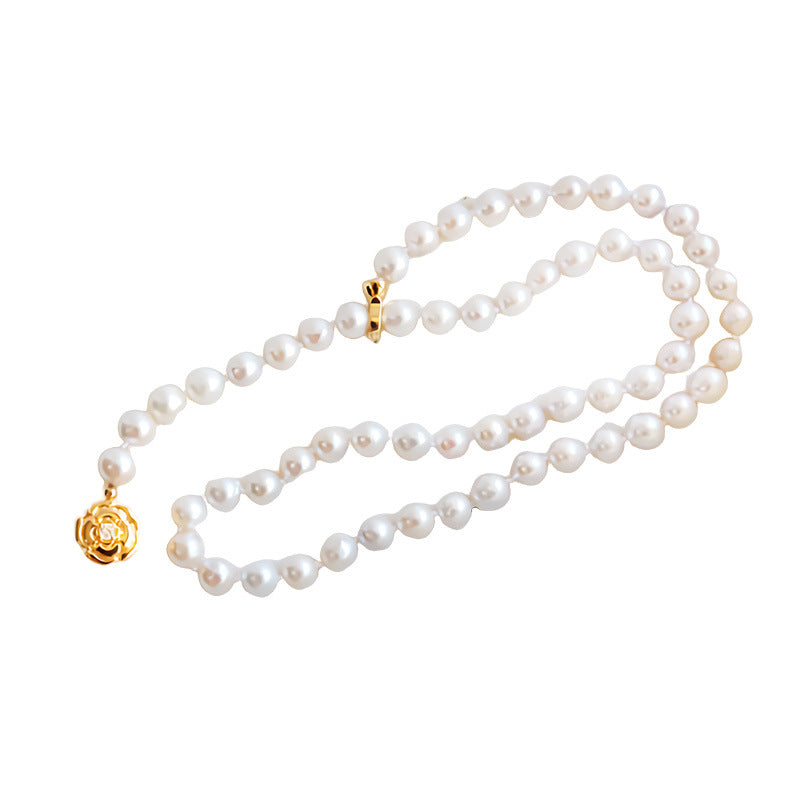 Women's Pearl Sweater Chain High-grade Niche Long Necklaces